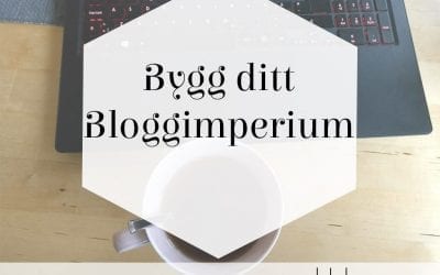 Bygg ditt bloggimperium, organisera dig